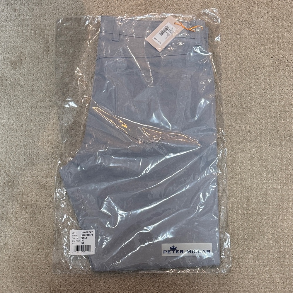 Peter Millar Light Gray Trousers
